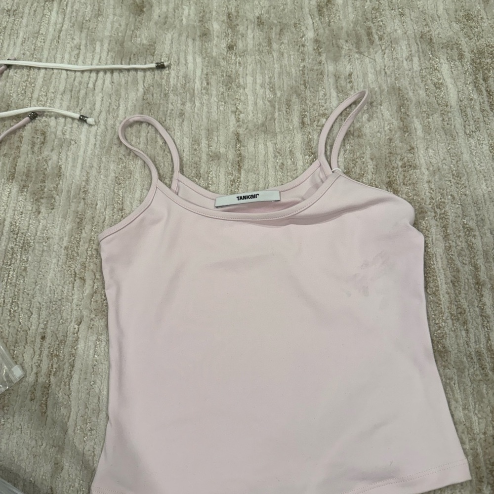 pink tank air studio top